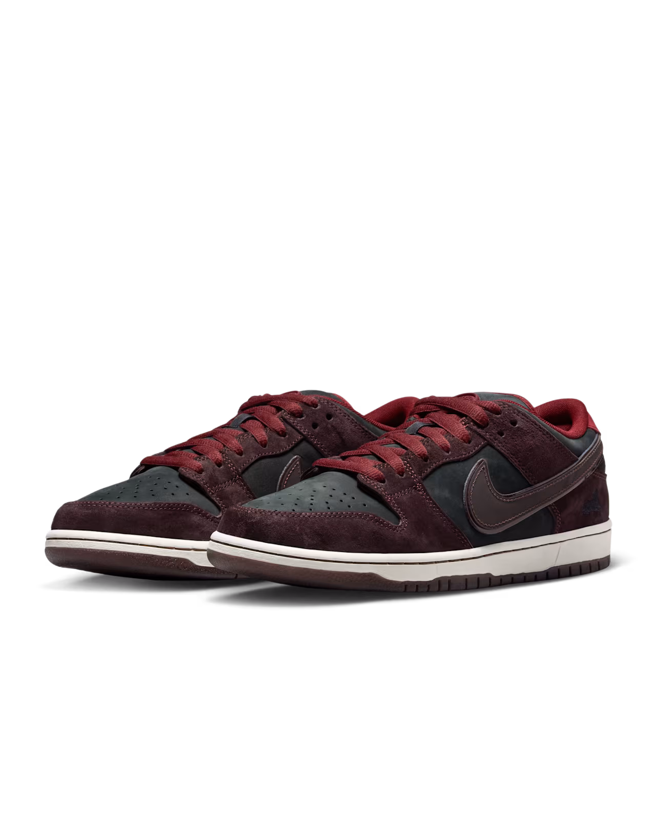 Кросівки жіночі Nike Dunk Low Pro SB QS 'Mahogany Dark Beetroot' FZ1289-200 — фото 2