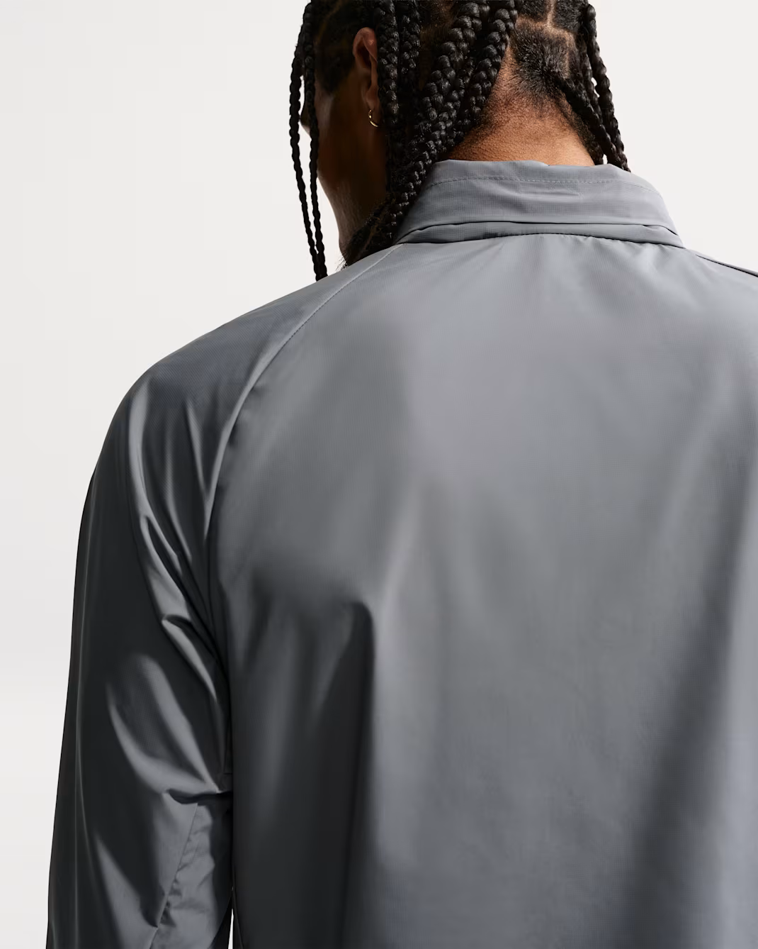 Куртка чоловіча Nike Running Jacket Dri-FIT Miler UV - Smoke Grey/Reflective Silver IF2369-084 — фото 5