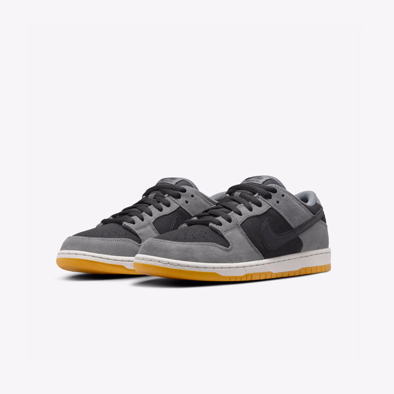 Кросівки чоловічі Nike Dunk Low Sb Grey/Black HF3063-001 — фото 2
