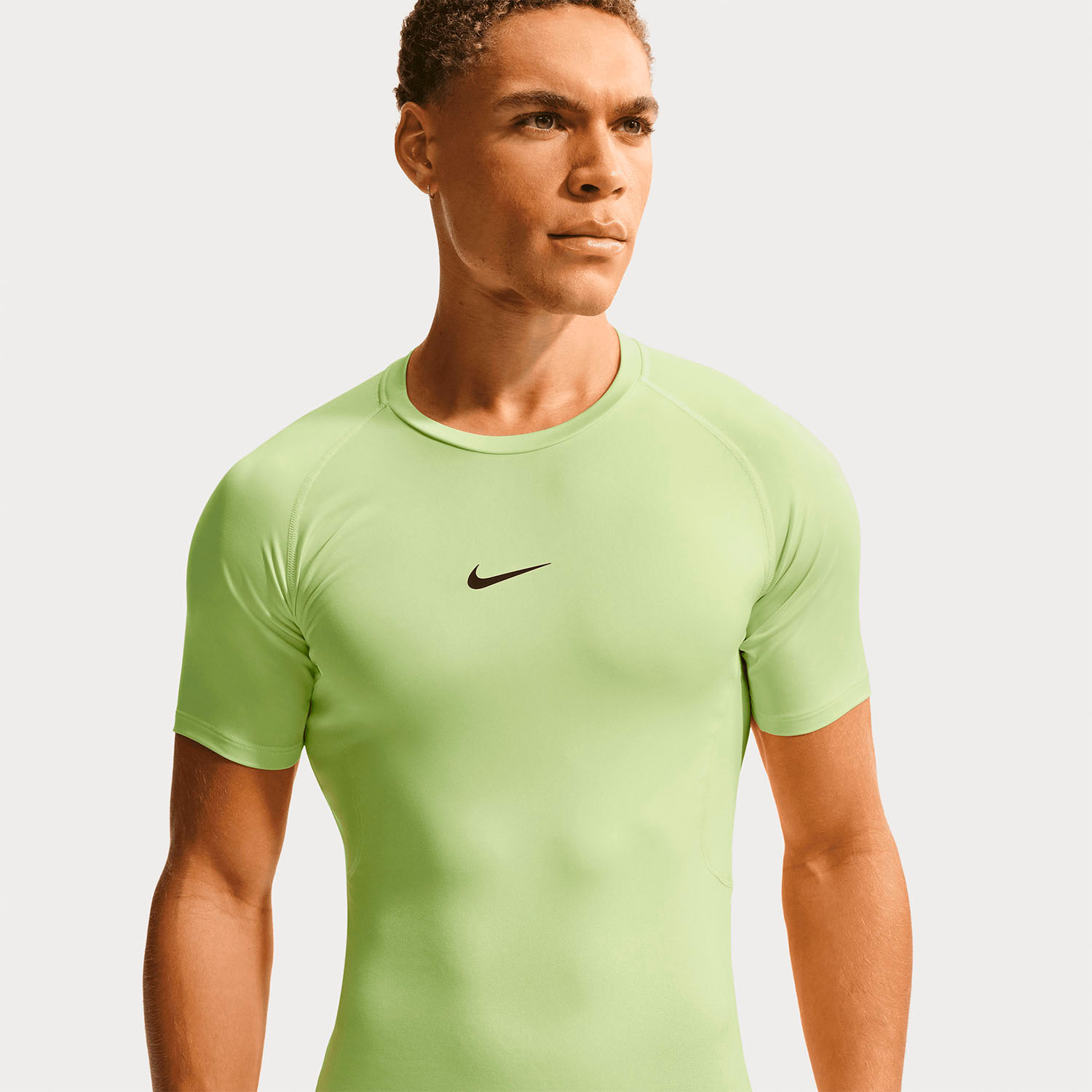 Футболка чоловіча Nike Dri-FIT Logo T-Shirt Light Liquid Lime/Black FB7932-360