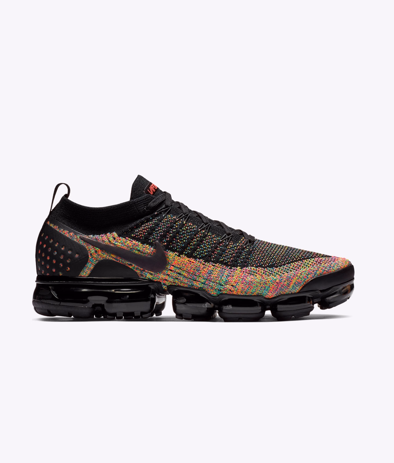 Кросівки жіночі Nike Air VaporMax Flyknit 2 'Black Multicolor' 942843-015 — фото 3