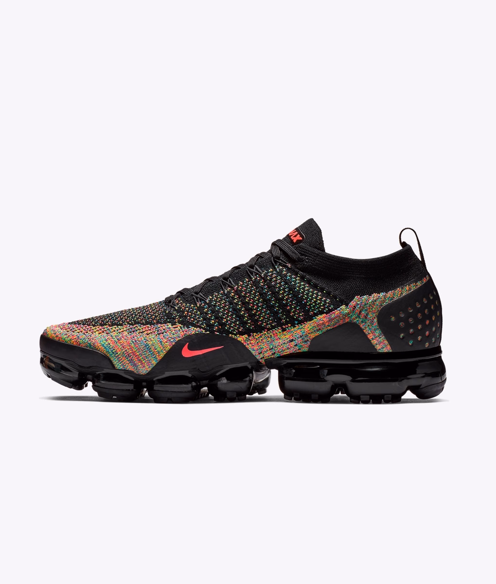 Кросівки жіночі Nike Air VaporMax Flyknit 2 'Black Multicolor' 942843-015 — фото 4