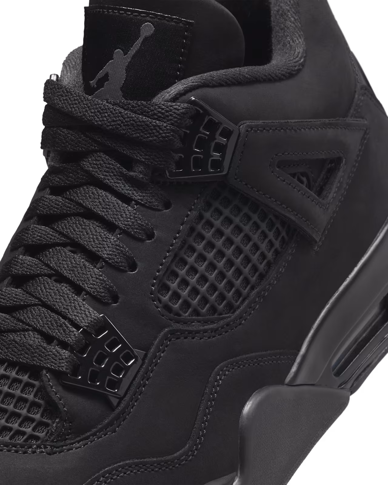 Кросівки чоловічі Air Jordan 4 Retro "Black Cat" (2025) FV5029-010 — фото 7