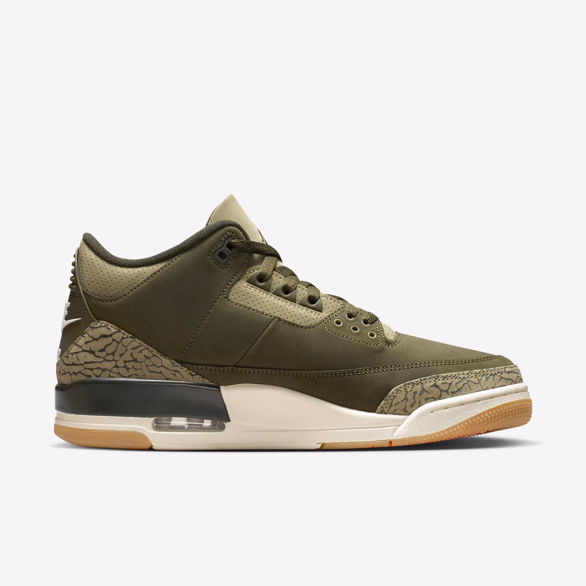 Кросівки чоловічі Air Jordan 3 Retro Olive DN3707-202 — фото 3