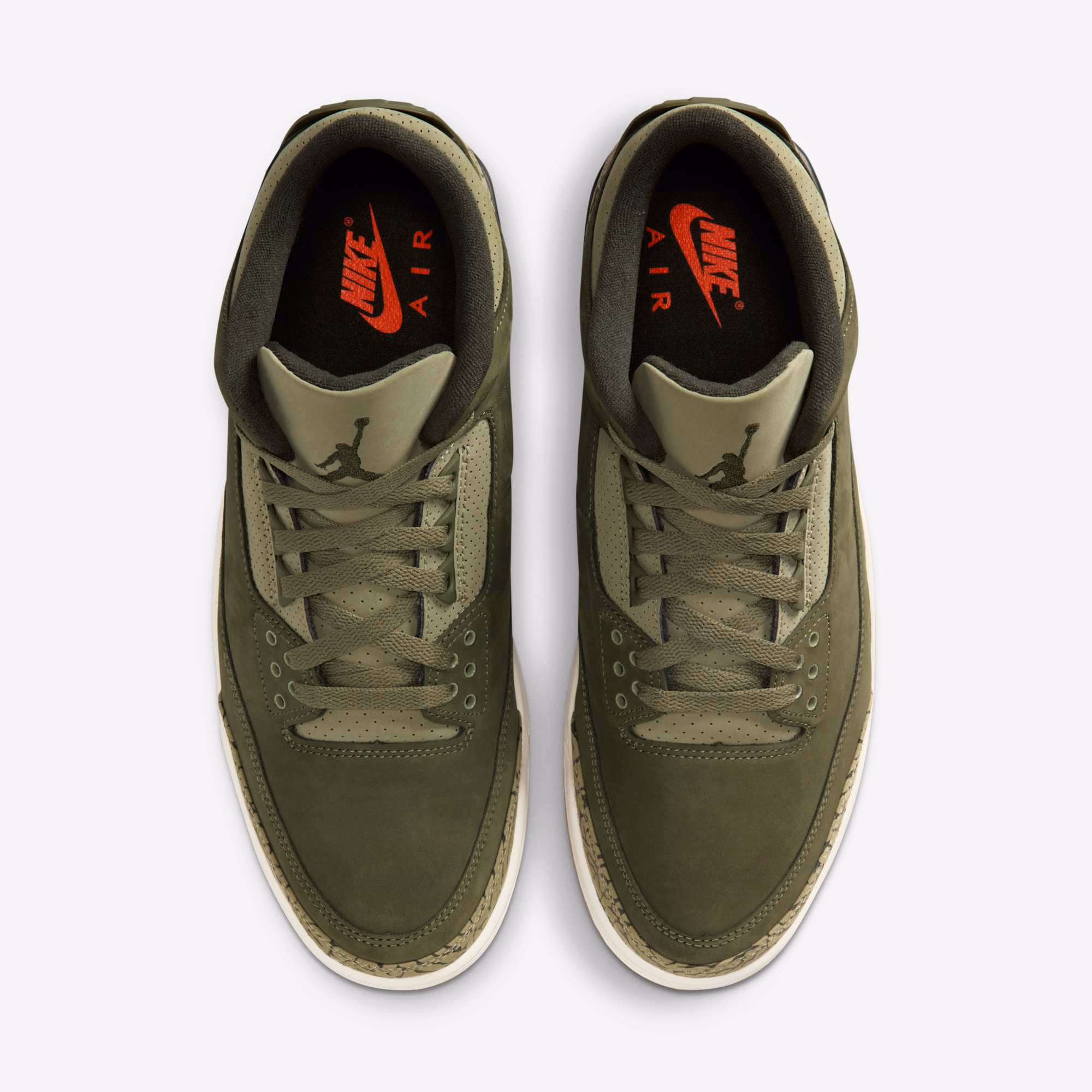 Кросівки чоловічі Air Jordan 3 Retro Olive DN3707-202 — фото 4