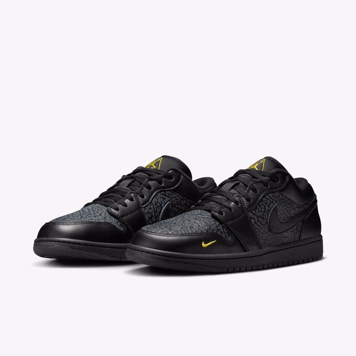Кросівки чоловічі Air Jordan 1 Low SE “Black Elephant Print” IM6568-010 — фото 2