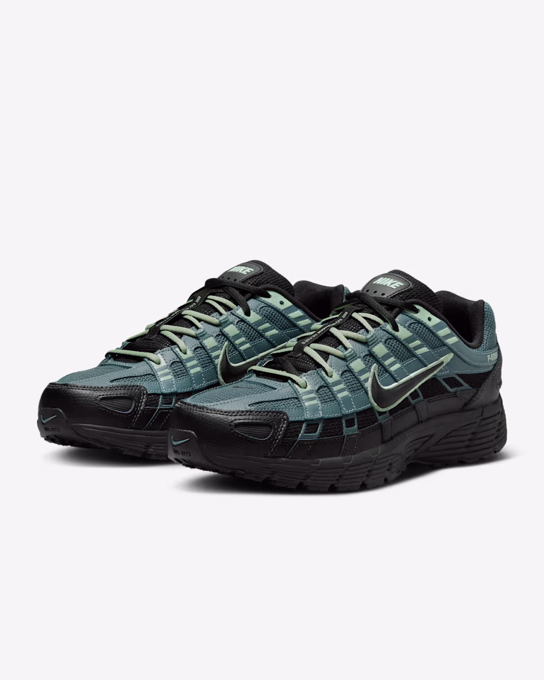 Кросівки чоловічі Nike P-6000 Black/Turquoise IH8042-001 — фото 2