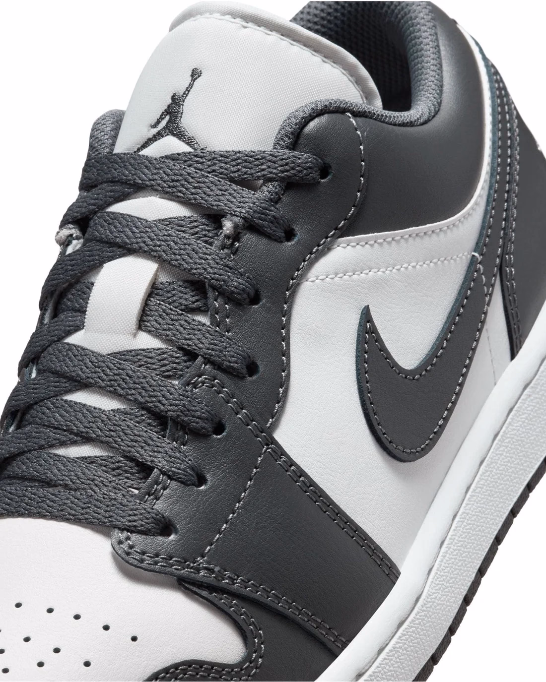 Кросівки чоловічі Air Jordan 1 Low "Grey/White " 553558-044 — фото 3