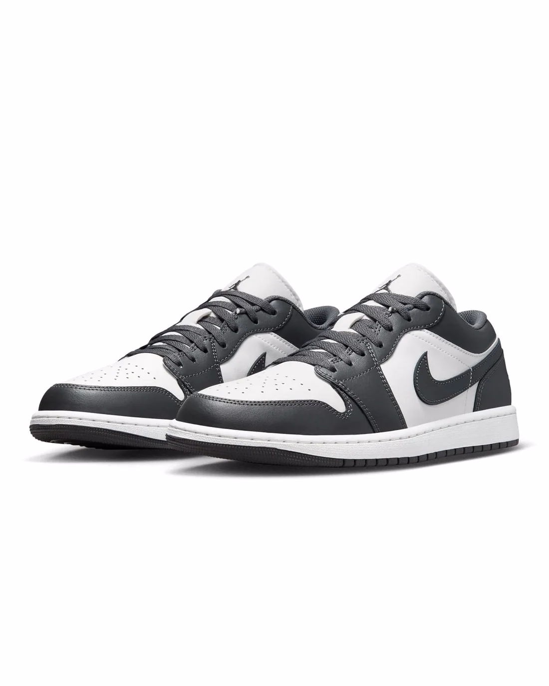 Кросівки чоловічі Air Jordan 1 Low "Grey/White " 553558-044 — фото 5