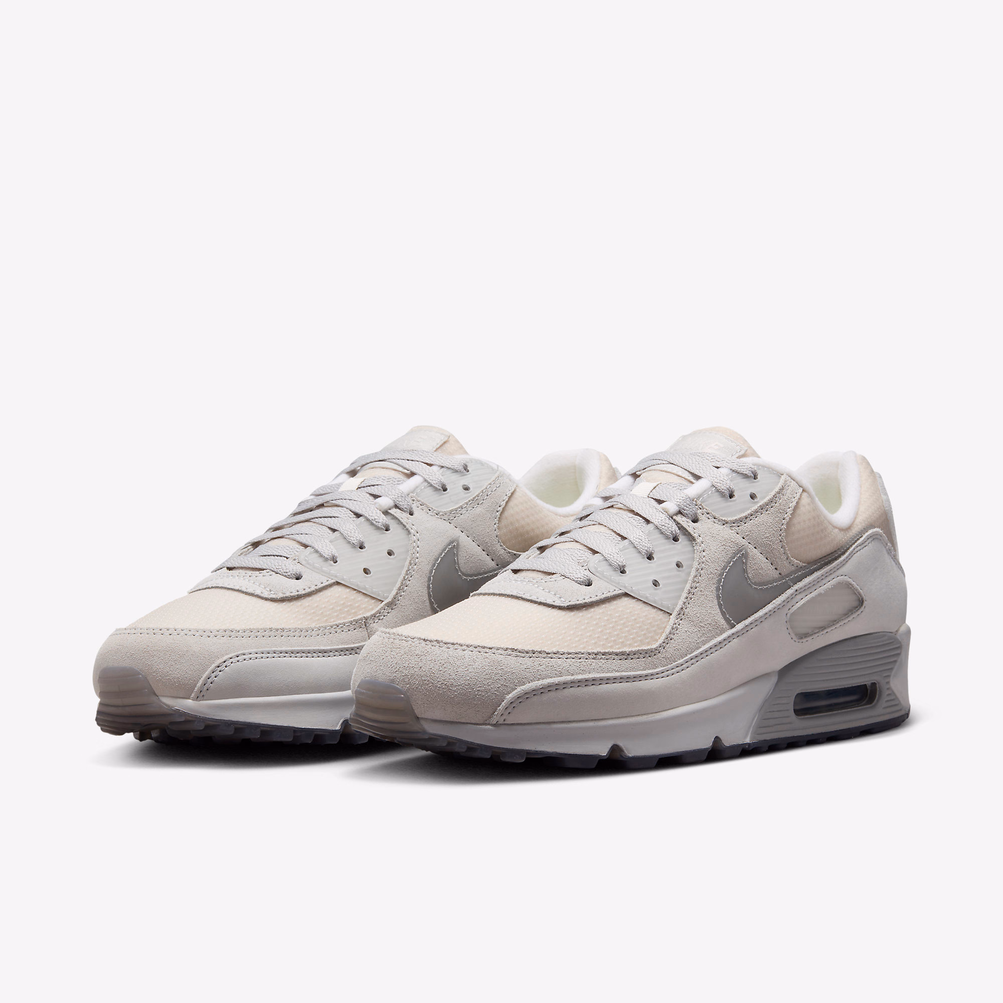 Кросівки чоловічі Nike Air Max 90 Beige/Grey HF4296-001 — фото 2
