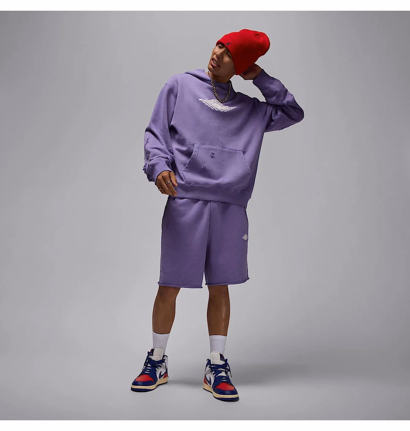 Худі чоловіче Jordan Rare Air Fleece “Purple Earth” IB3003-554 — фото 6