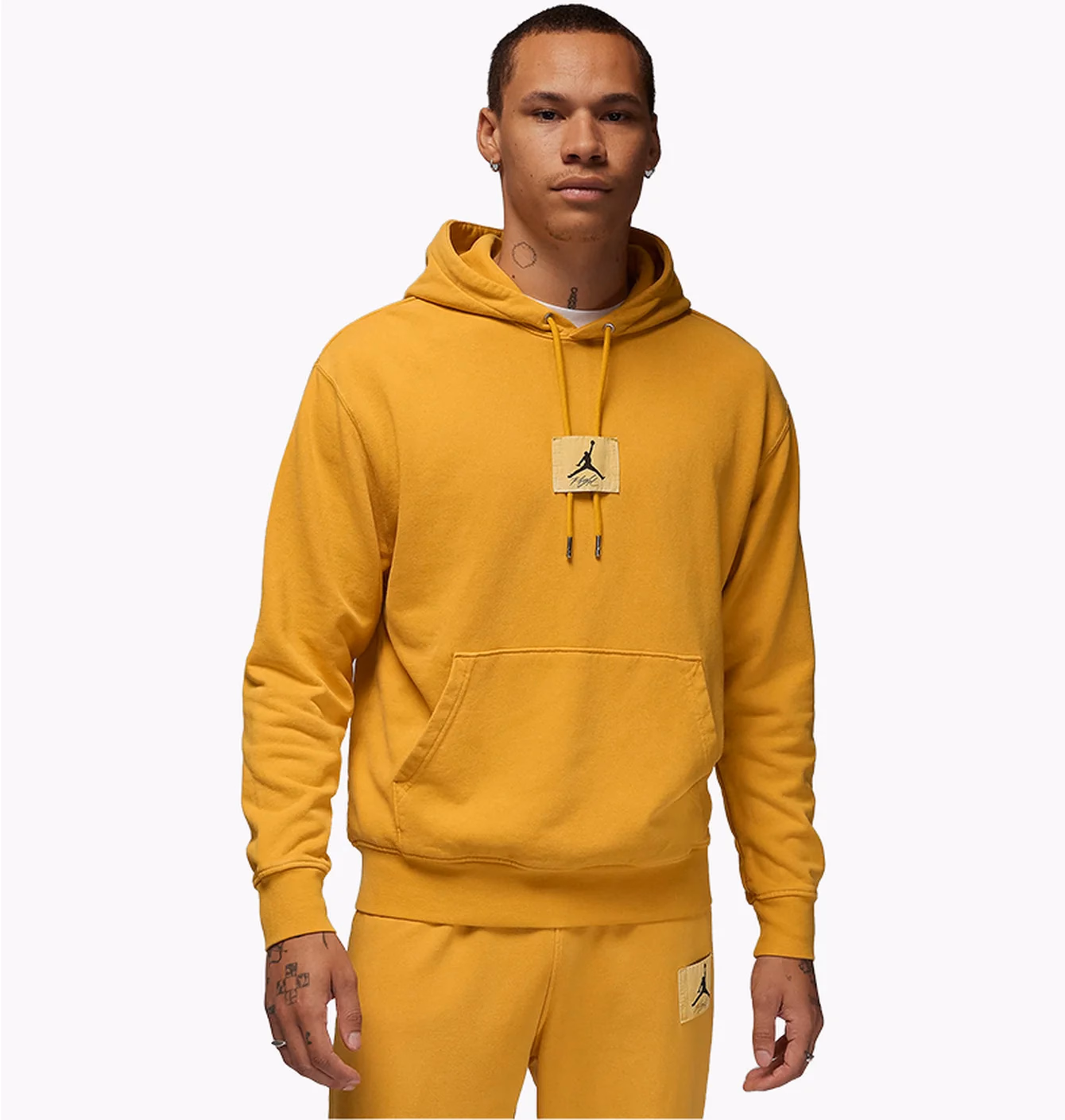 Худі чоловіче Air Jordan Essentials Statement Fleece Washed Pullover Hoodie Yellow FB7290-752 — основне фото