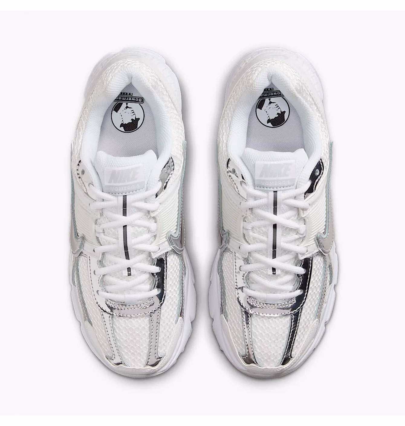 Кросівки жіночі Nike Air Zoom Vomero 5 White/Metallic HF7723-100 — фото 4