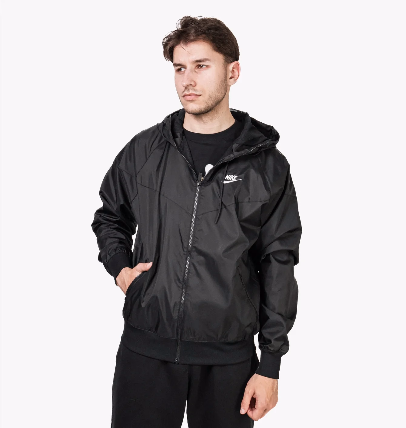  Вітровка чоловіча Nike Nsw Spe Wvn Lnd Wr Hd Jkt Black DA0001-010 — фото 2