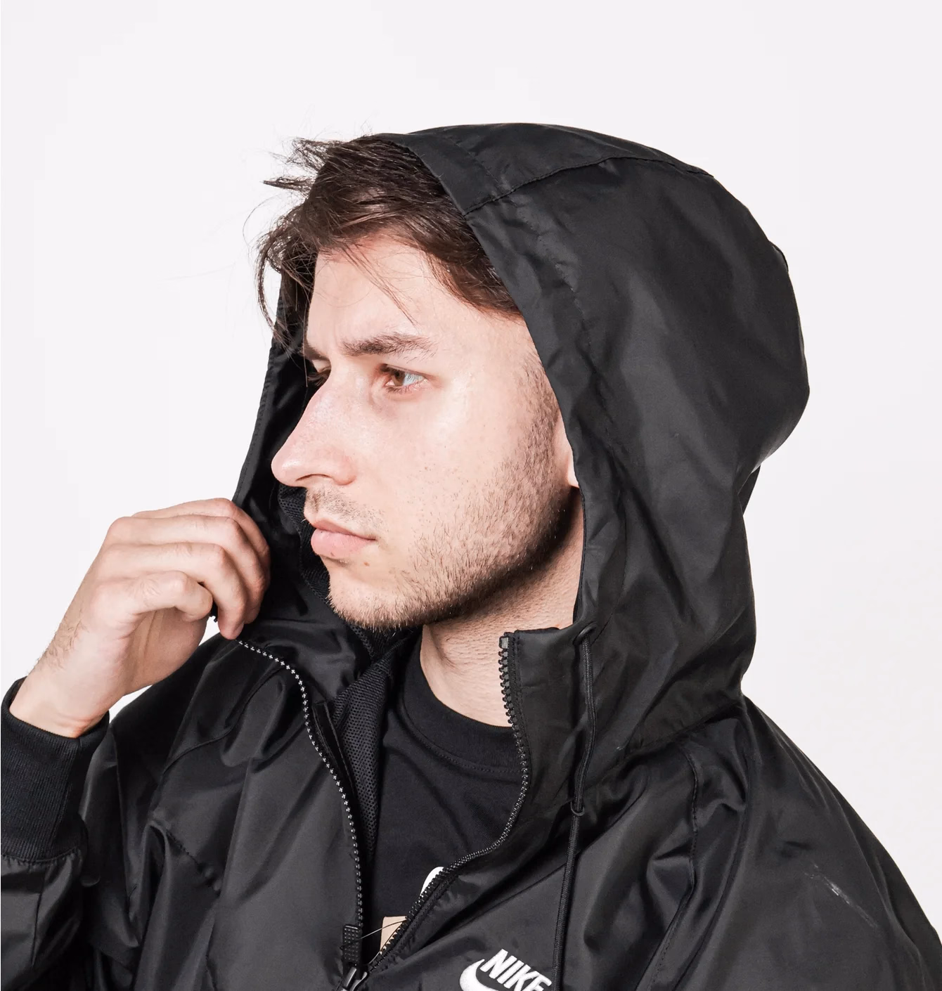  Вітровка чоловіча Nike Nsw Spe Wvn Lnd Wr Hd Jkt Black DA0001-010 — фото 5