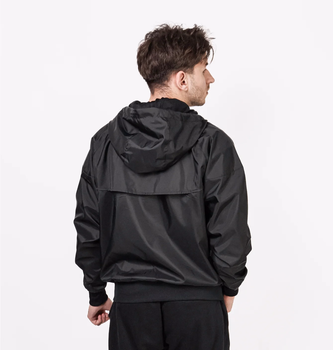  Вітровка чоловіча Nike Nsw Spe Wvn Lnd Wr Hd Jkt Black DA0001-010 — фото 7