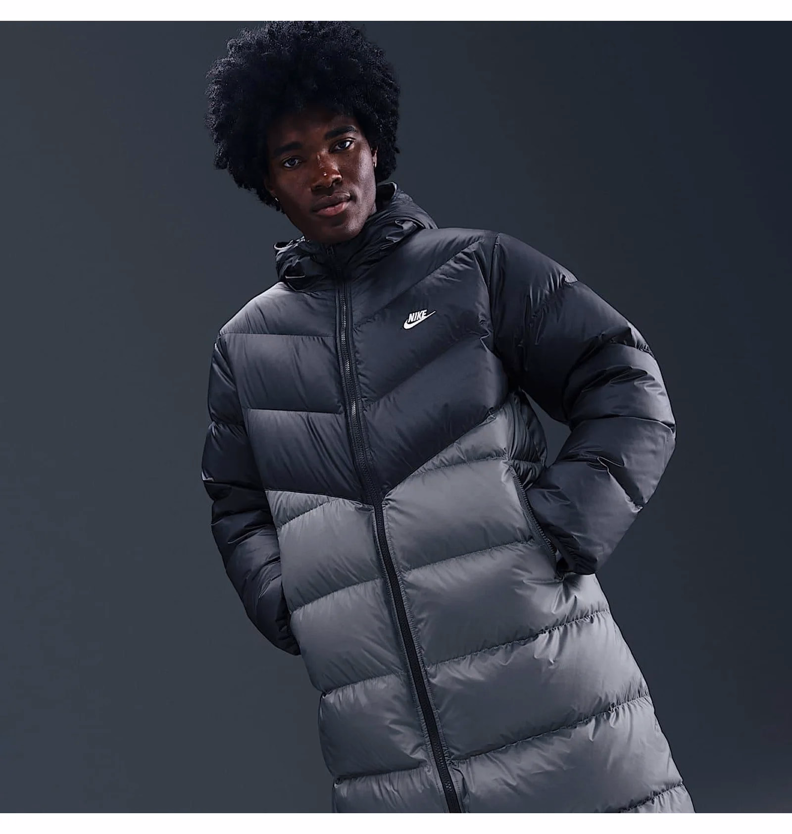 Куртка чоловіча Nike Windrunner MenS Down Parka Grey HV1441-061 — фото 2