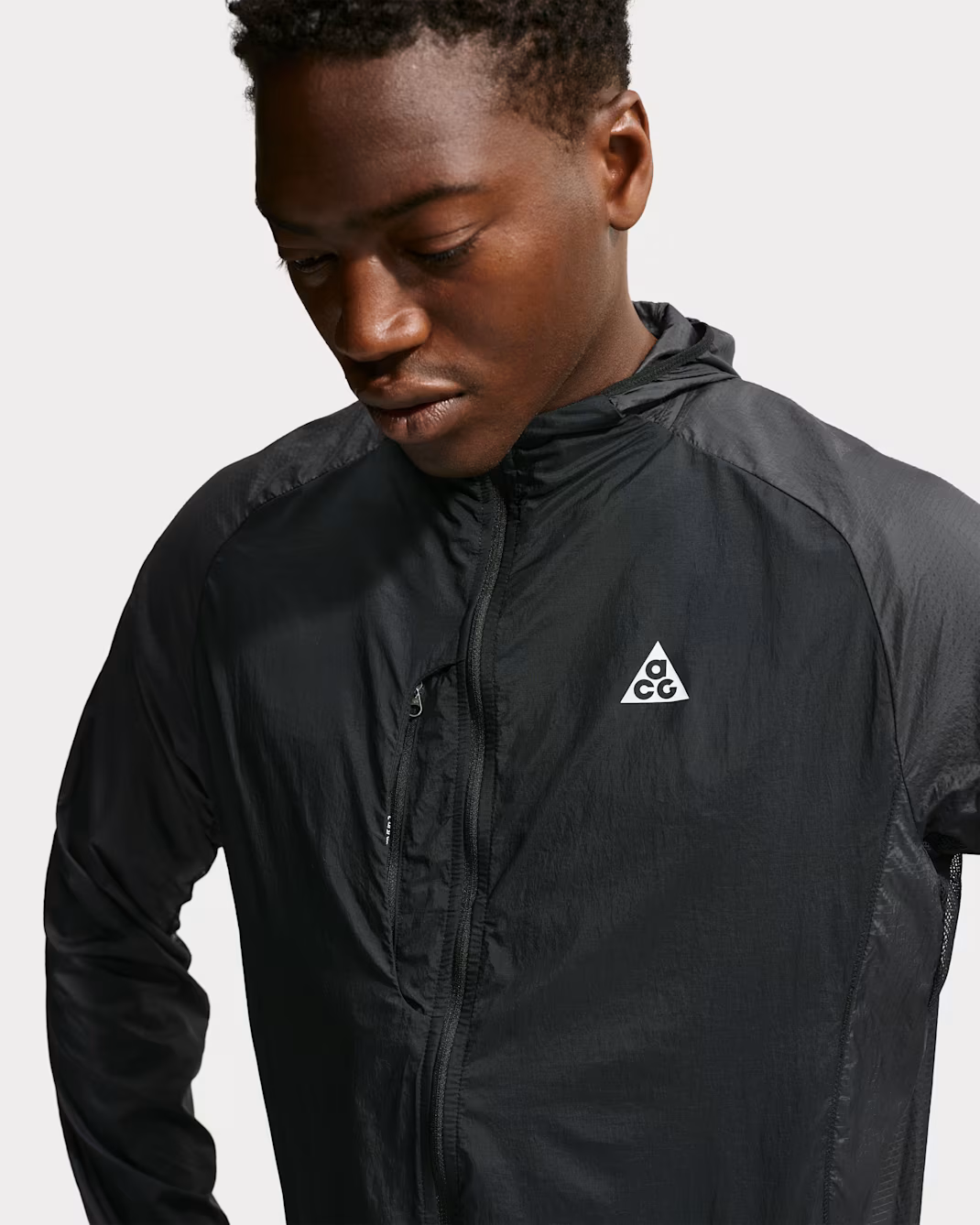  Вітровка чоловіча Nike ACG Aireez UV Jacket Black/Summit White Men's Trail IF2104-010 — фото 3