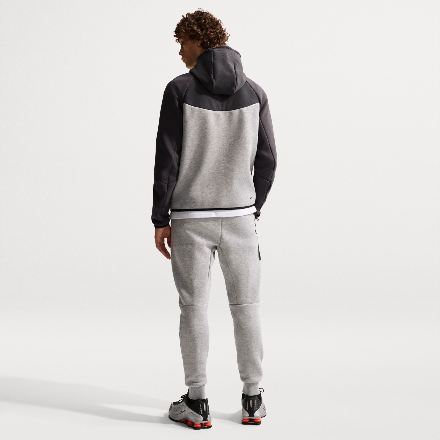 Толстовка чоловіча Nike Tech Fleece Windrunner Full-Zip Grey IH4302-063 — фото 6