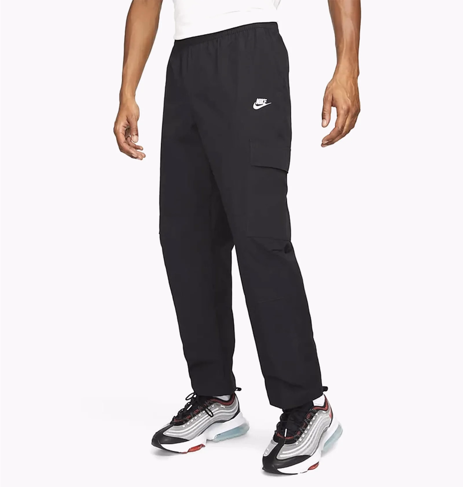 Штани чоловічі Nike Club Cargo Wvn Pant Black DX0613-010 — основне фото