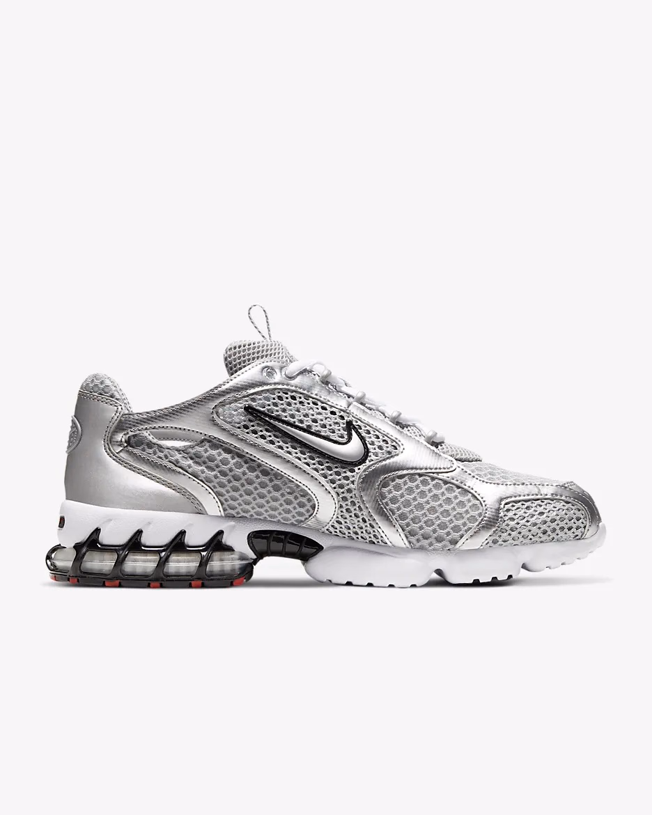Кросівки чоловічі Nike Air Zoom Spiridon Cage 2 Silver CJ1288-001 — фото 3
