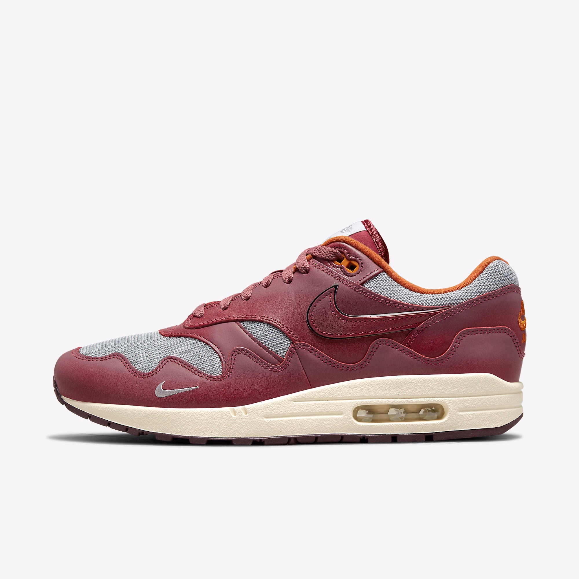 Кросівки чоловічі Nike Air Max 1 x Patta Night Maroon DO9549-001