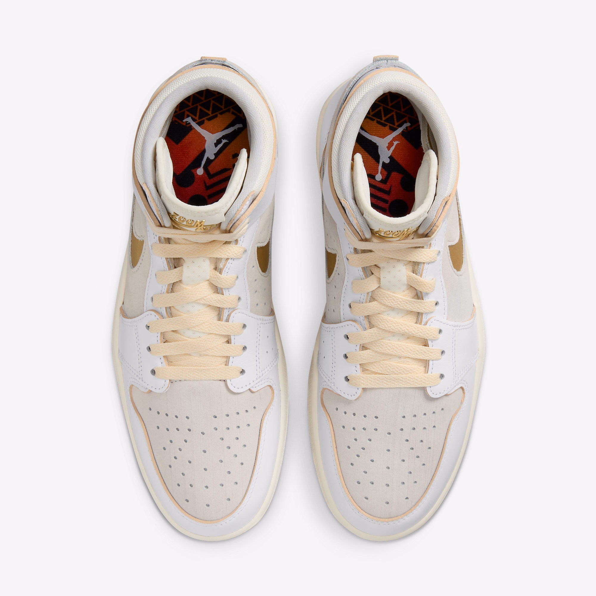 Кросівки чоловічі Nike AIR JORDAN 1 ZOOM AIR CMFT 2 ‘METALLIC GOLD’ DV1307-107 — фото 4