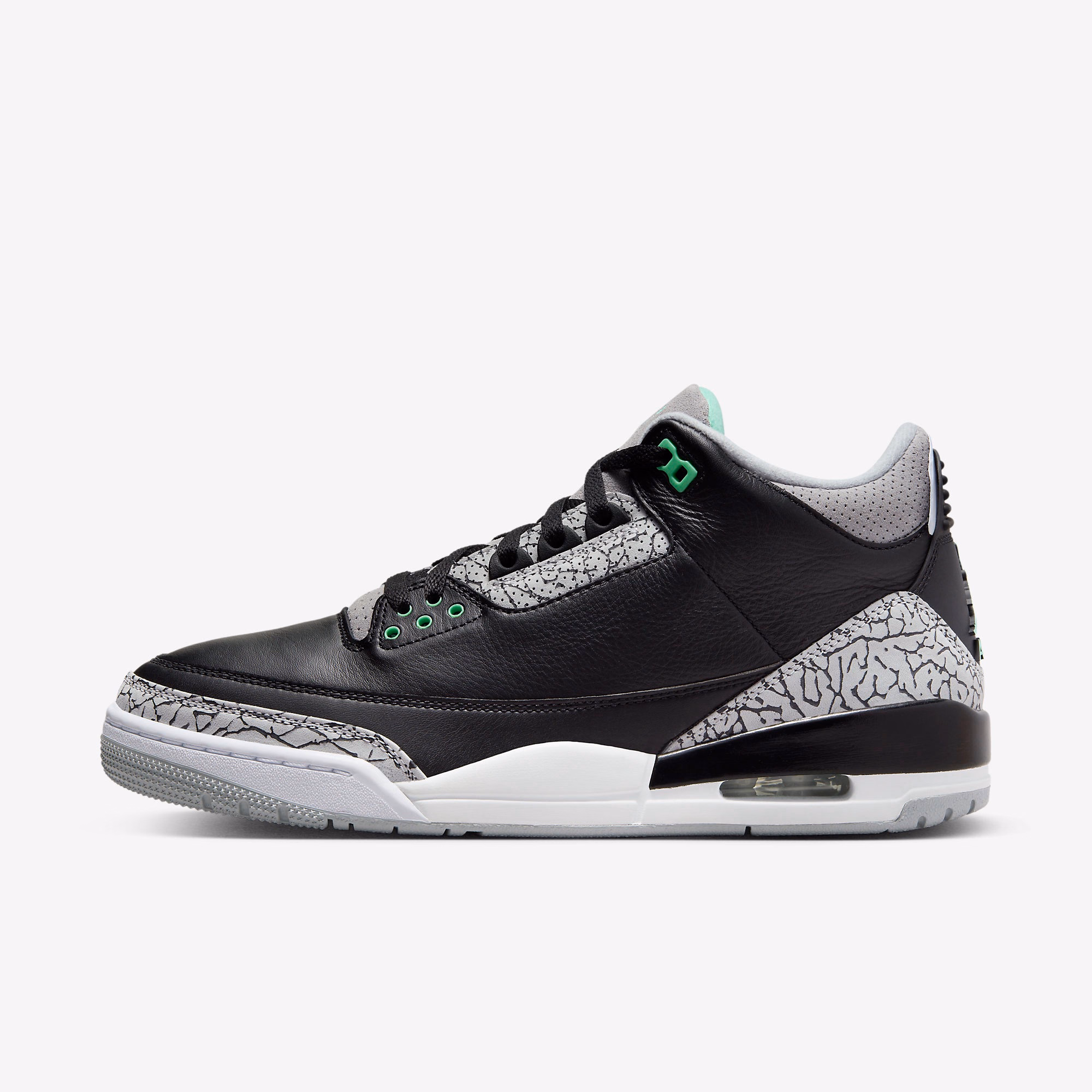 Кросівки чоловічі Air Jordan 3 Retro Black/Grey CT8532-031