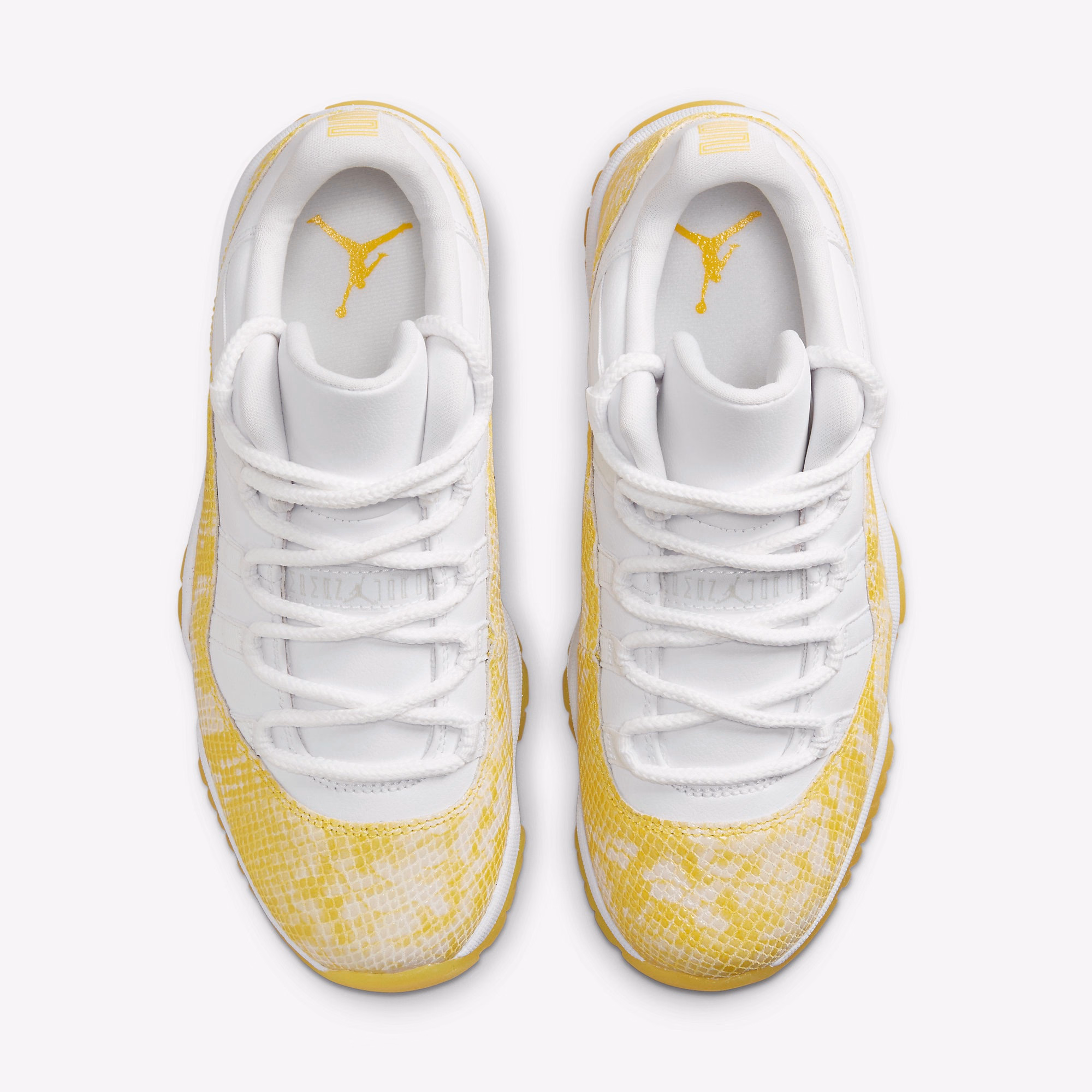 Кросівки жіночі Air Jordan Air 11 Retro Low White/Yellow AH7860-107 — фото 5