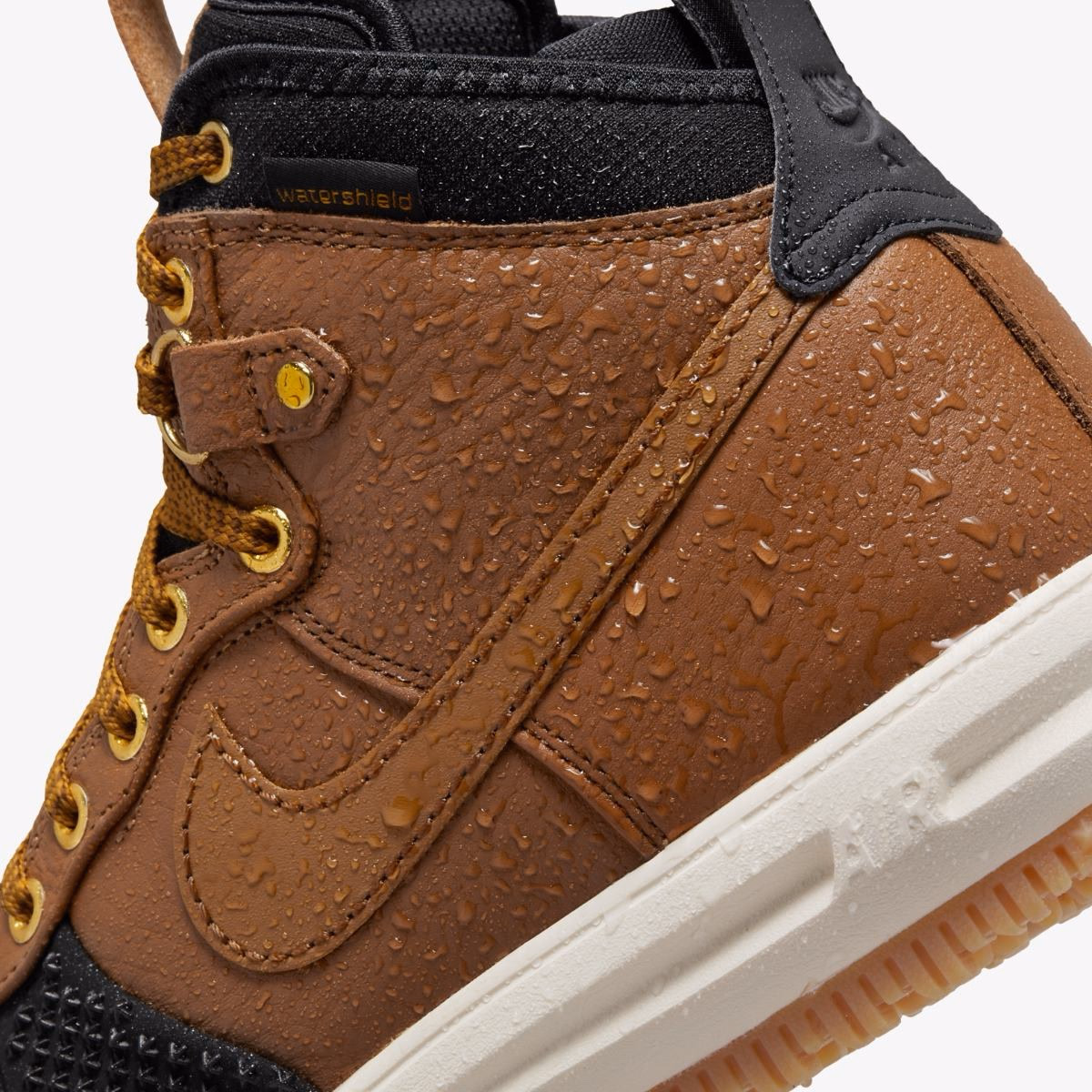 Черевики чоловічі Nike Lunar Force 1 Duckboot Ale Brown Black Brown 805899-202 — фото 4