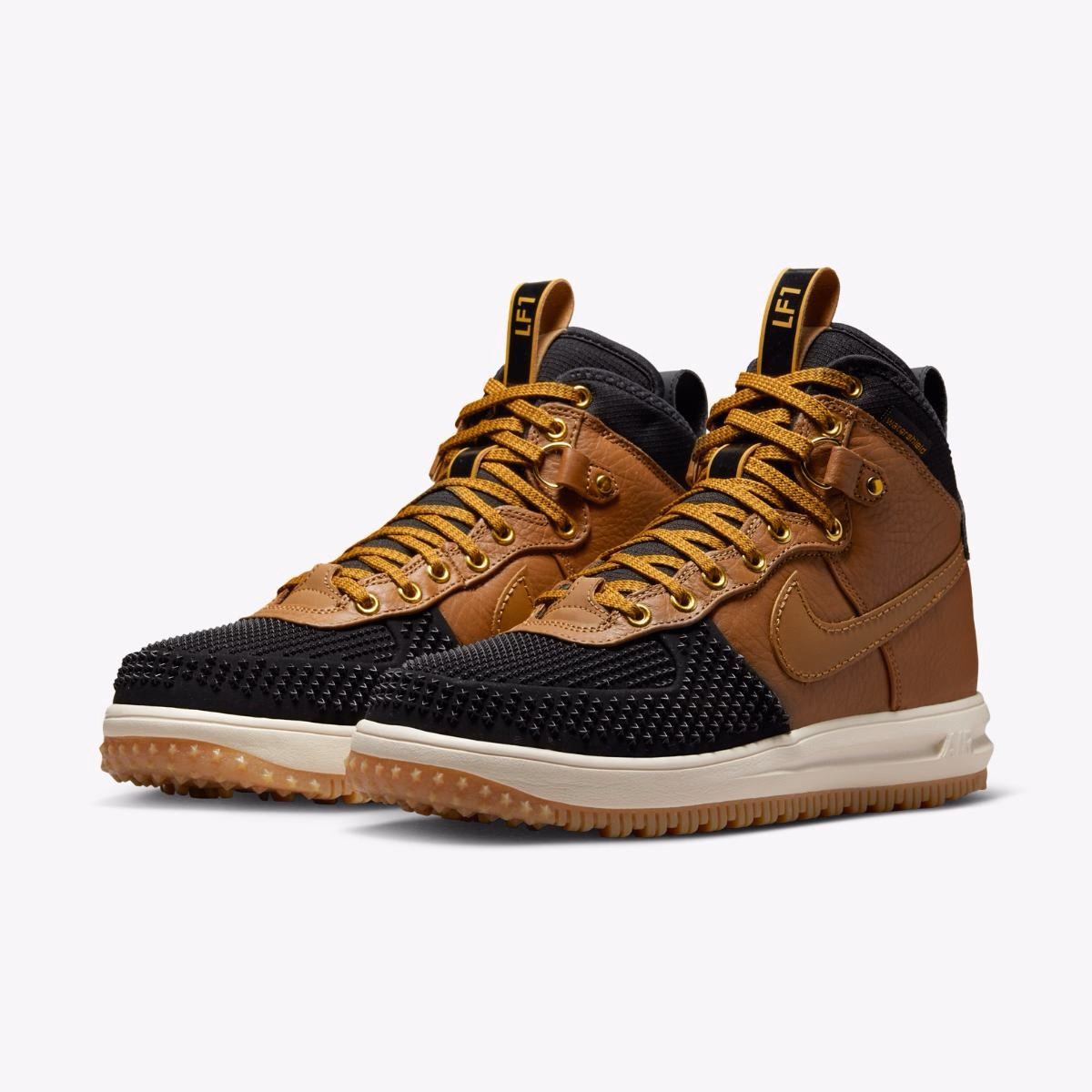 Черевики чоловічі Nike Lunar Force 1 Duckboot Ale Brown Black Brown 805899-202 — фото 2
