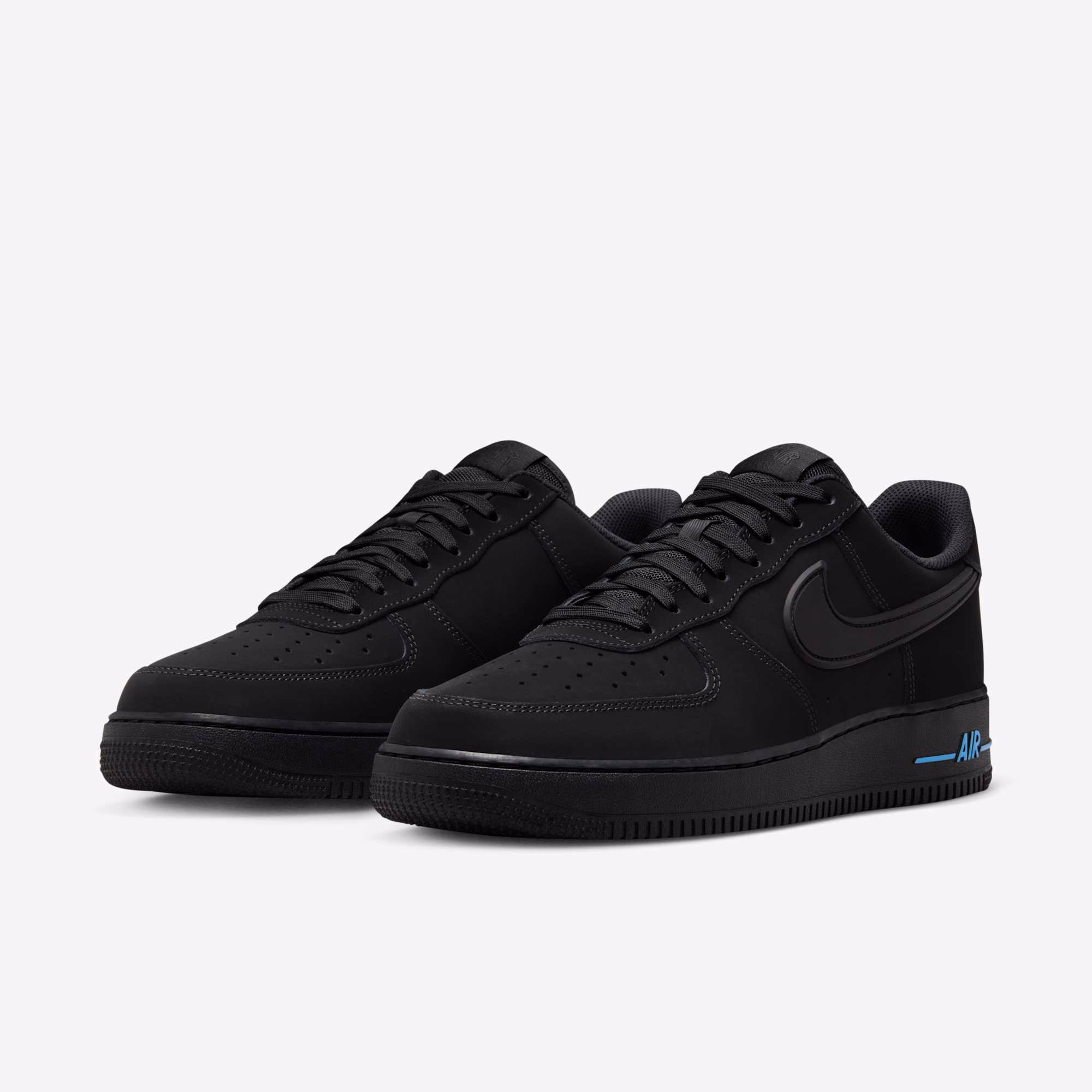 Кросівки чоловічі Nike Air Force 1 07 Black HV6223-001 — фото 2