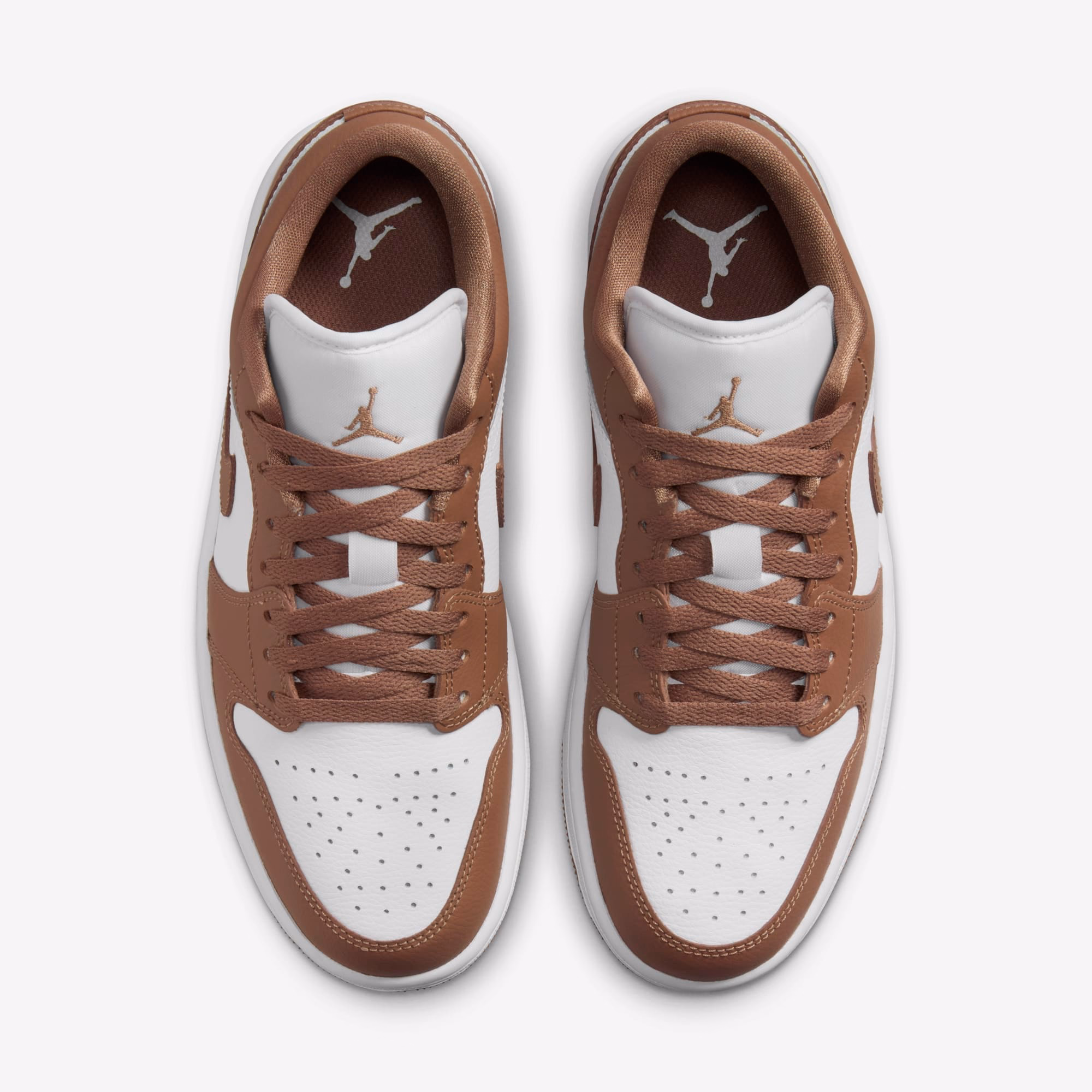 Кросівки жіночі Air Jordan 1 Low Archaeo Brown White DC0774-202 — фото 4