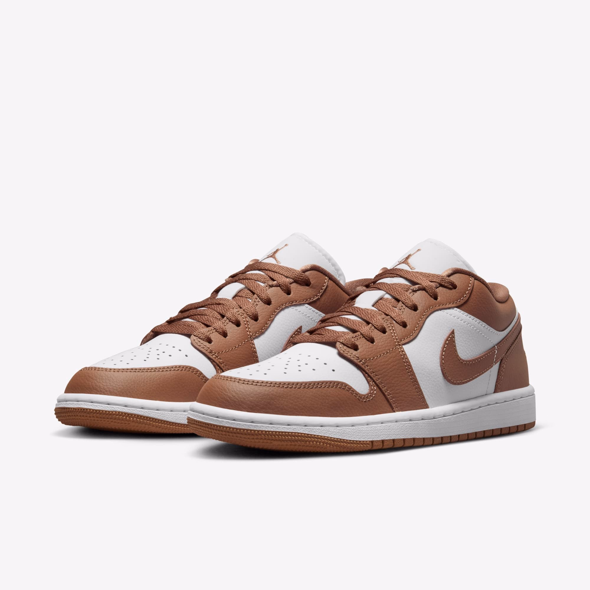 Кросівки жіночі Air Jordan 1 Low Archaeo Brown White DC0774-202 — фото 2