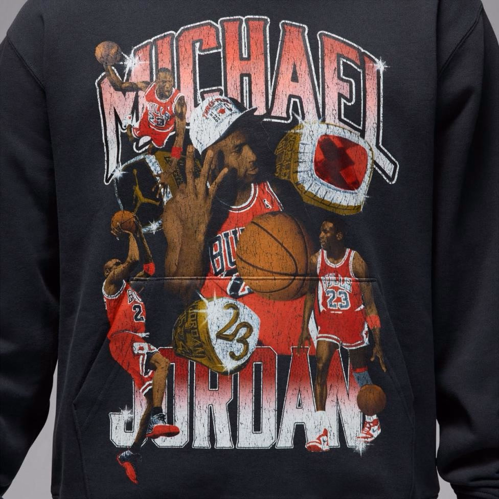 Худі чоловіче Air Jordan Flight Fleece Black HJ4396-045 — фото 3
