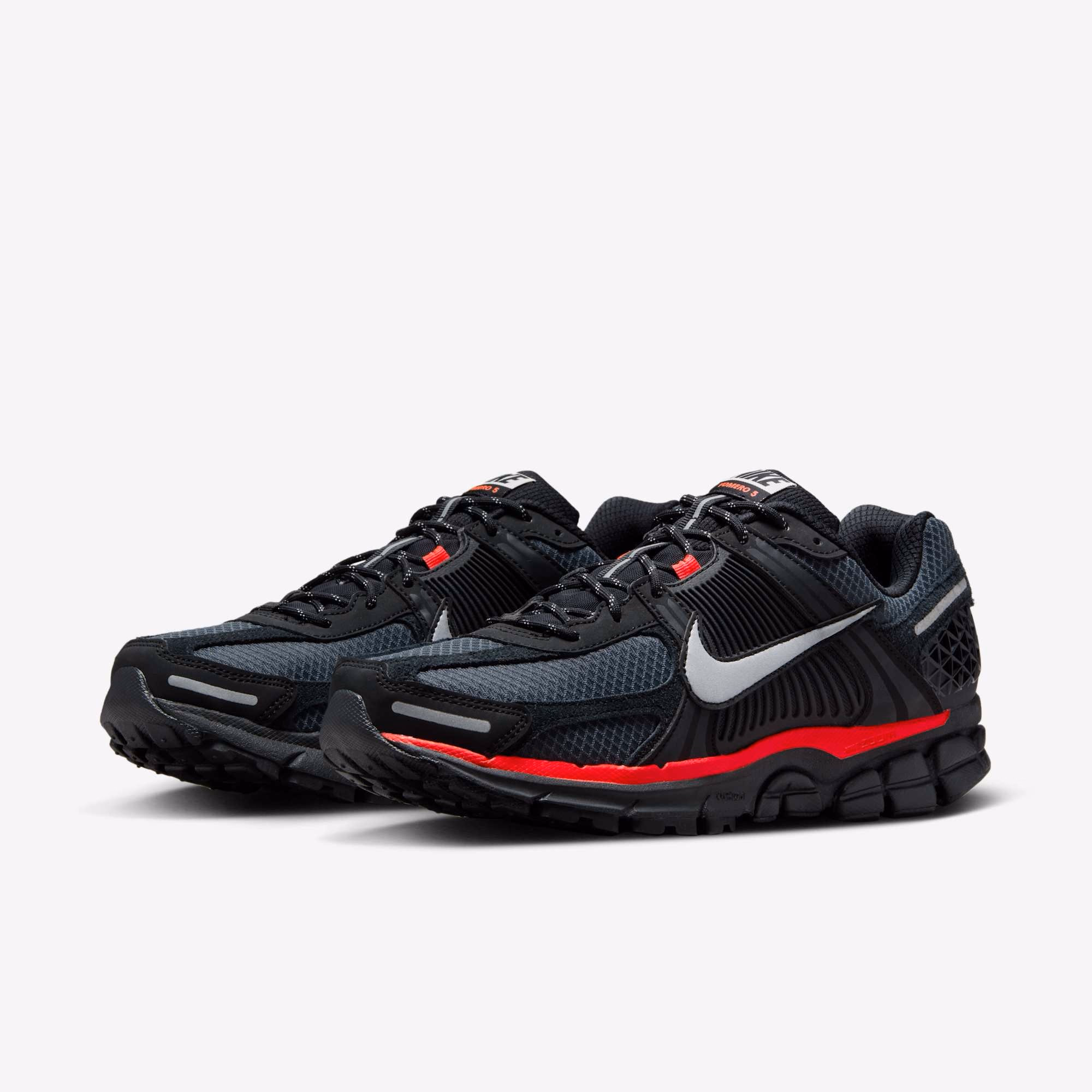 Кросівки чоловічі Nike Zoom Vomero 5 «BLACK/UNIVERSITY RED» HV2527-002 — фото 2