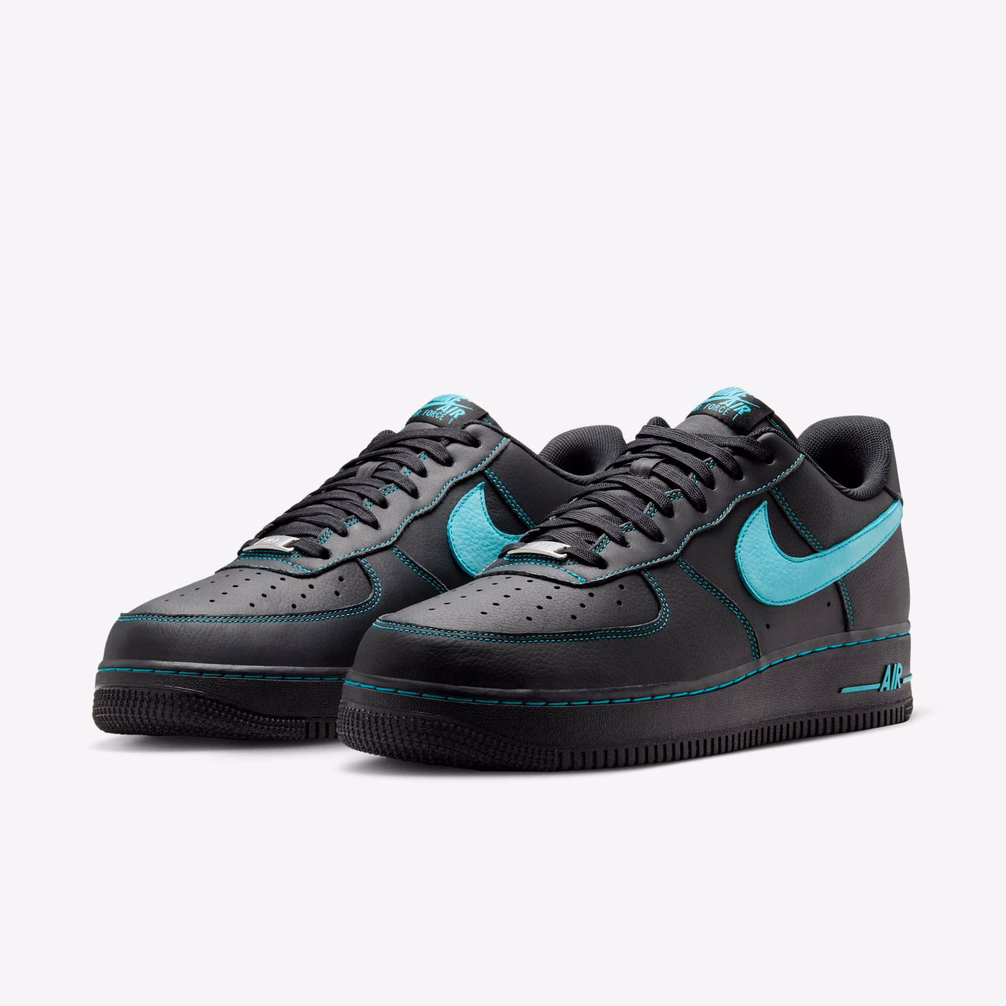 Кросівки чоловічі Nike Air Force 1 Low Black HQ2037-002 — фото 2