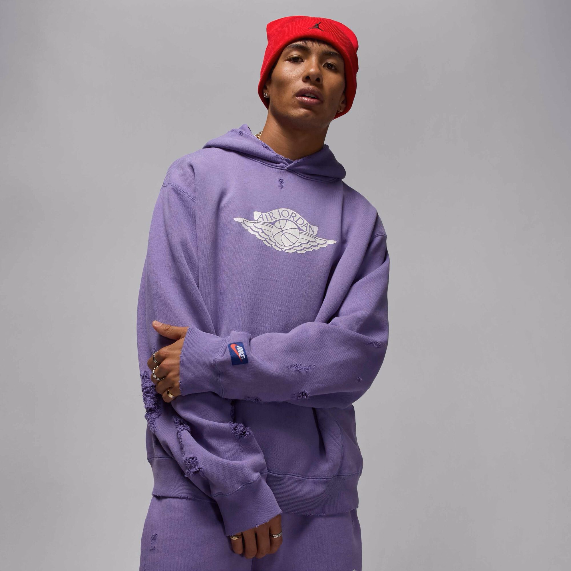 Худі чоловіче Jordan Rare Air Fleece “Purple Earth” IB3003-554