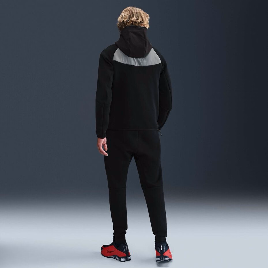 Толстовка чоловіча Nike Tech Fleece Black/Grey IH4302-010 — фото 2