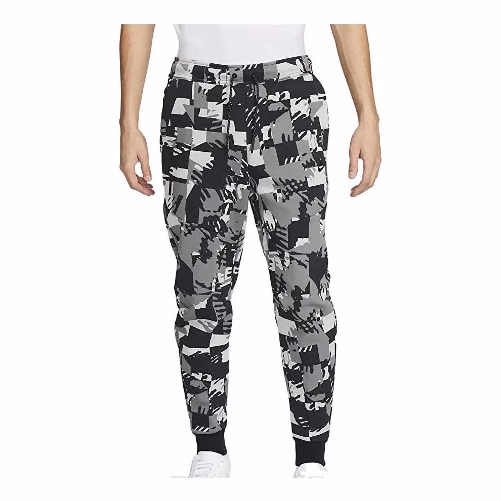 Штани чоловічі Nike Tech Fleece Camo Grey Black Suite DM6472-077 — основне фото