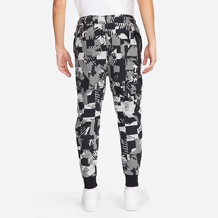 Штани чоловічі Nike Tech Fleece Camo Grey Black Suite DM6472-077 — фото 2