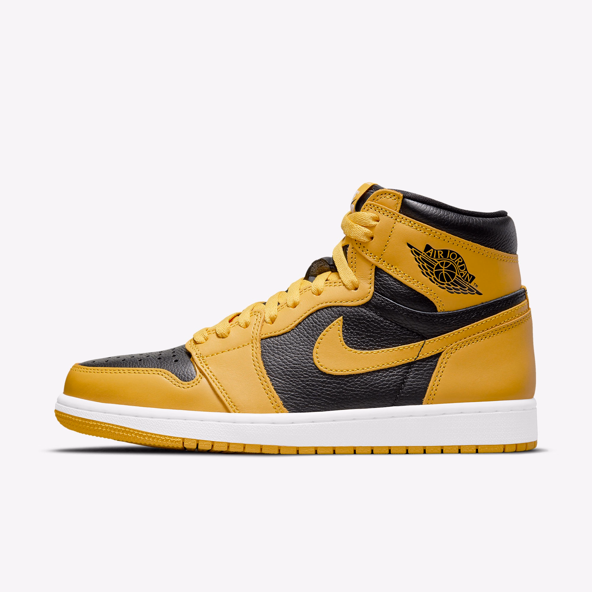 Кросівки чоловічі Air Jordan 1 Retro High Og Black/Yellow 555088-701
