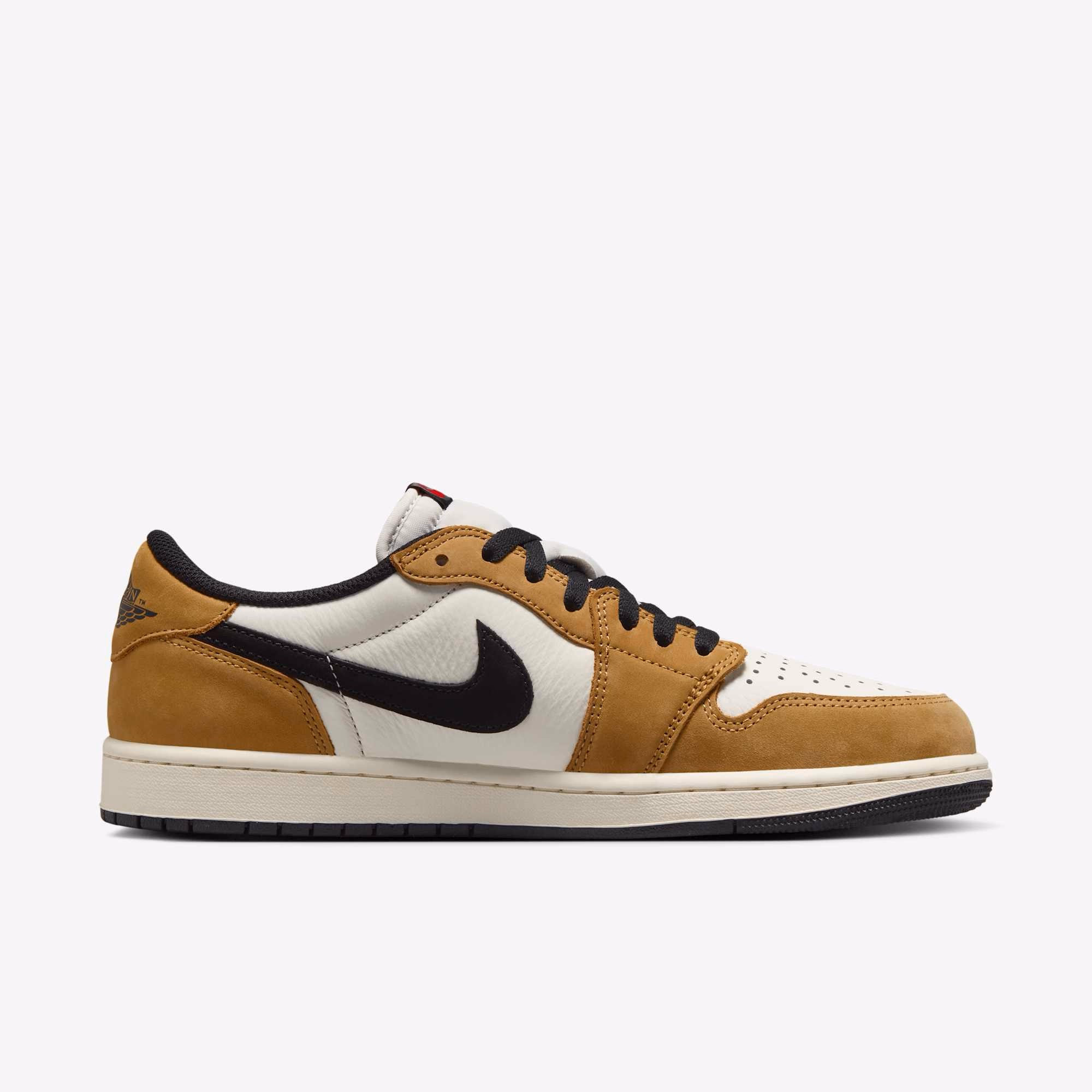 Кросівки чоловічі Air Jordan 1 Low Og White/Yellow CZ0790-107 — фото 3