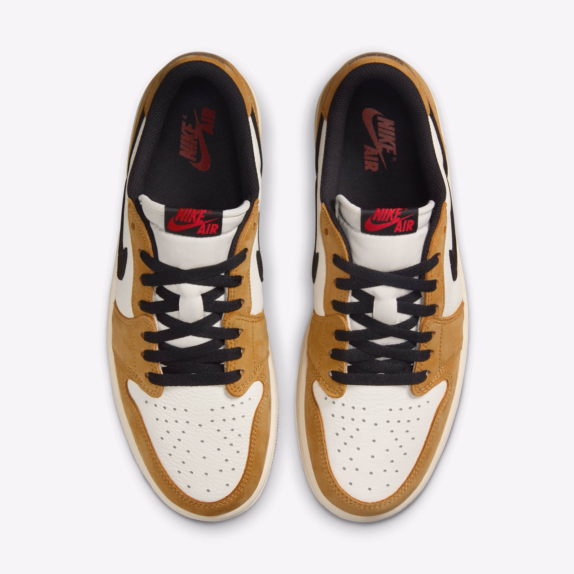 Кросівки чоловічі Air Jordan 1 Low Og White/Yellow CZ0790-107 — фото 5