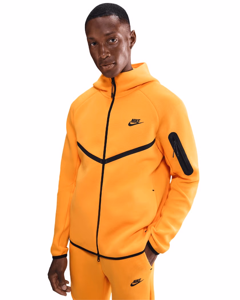 Толстовка чоловіча Nike Tech Fleece Windrunner Full Zip NRG orange II4587-815