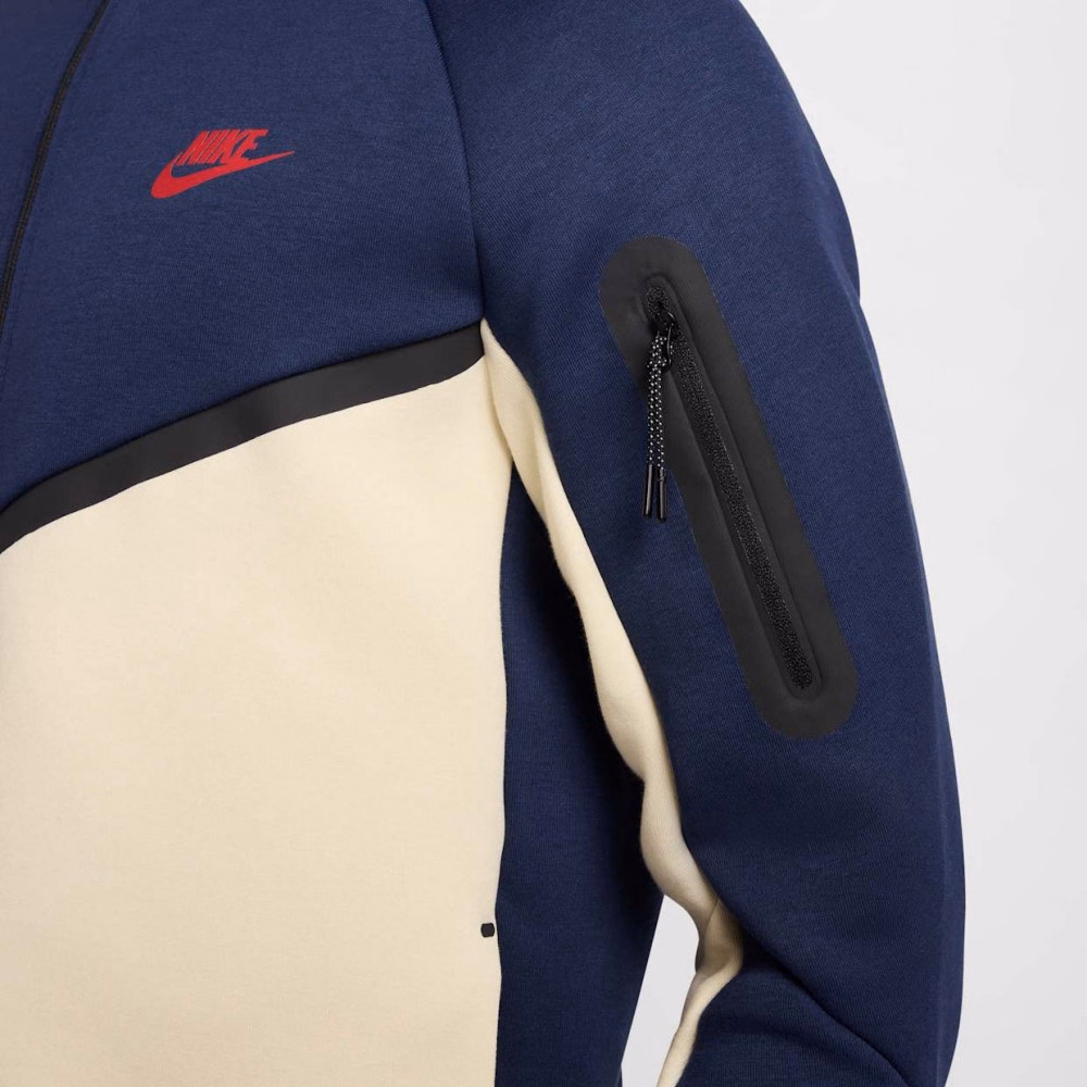 Толстовка чоловіча Nike Tech Fleece Blue/Beige HV6512-410 — фото 5