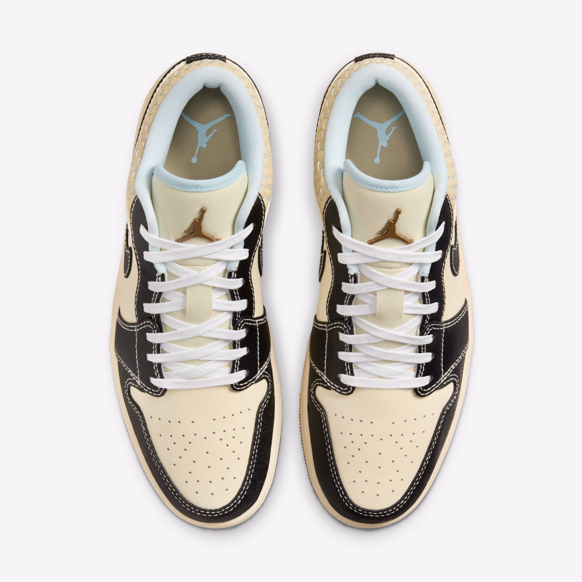 Кросівки чоловічі Air Jordan 1 Low Se Beige HQ3437-101 — фото 6