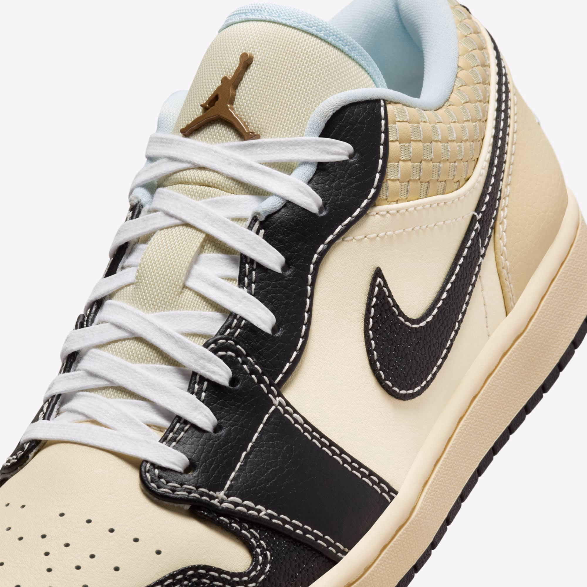 Кросівки чоловічі Air Jordan 1 Low Se Beige HQ3437-101 — фото 4