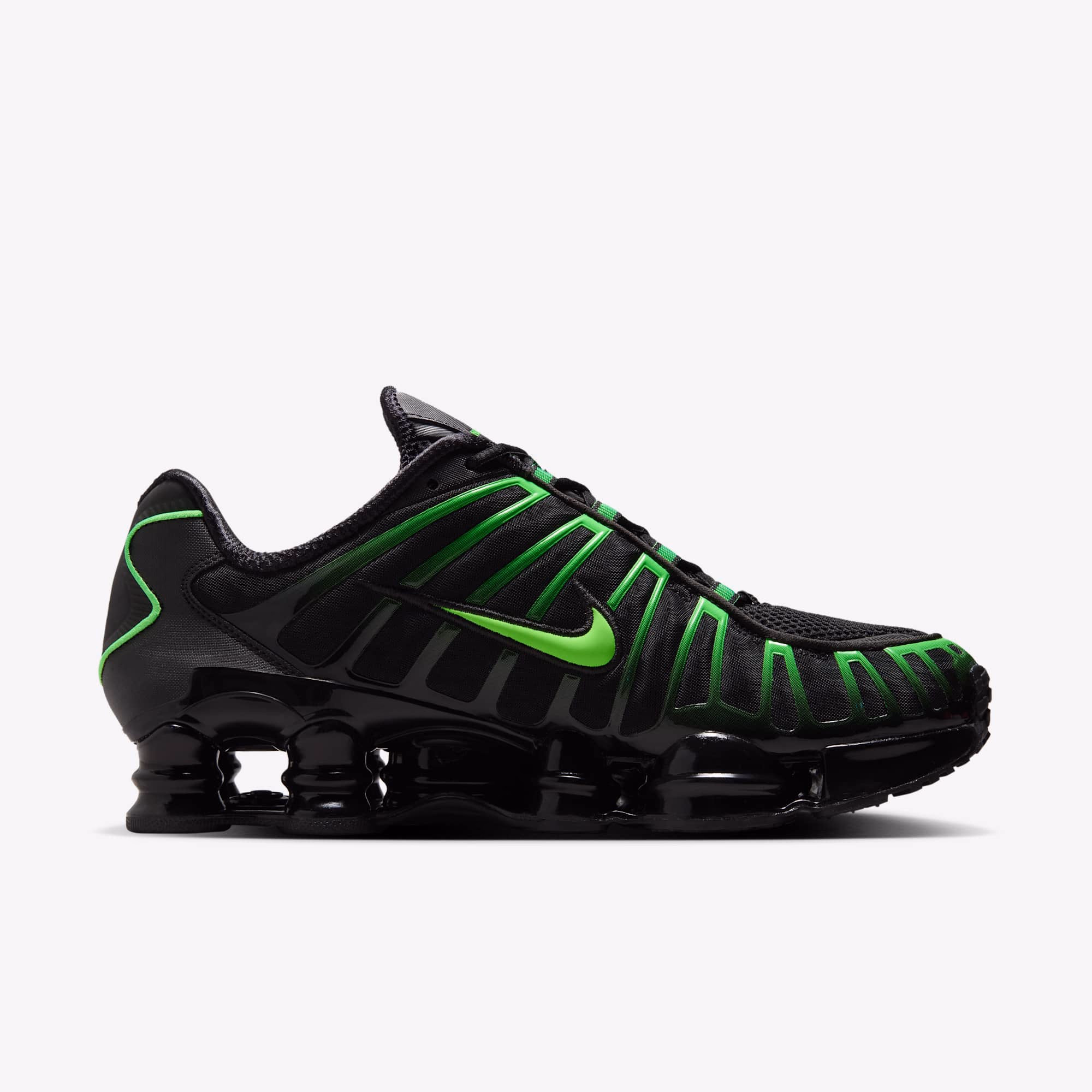 Кросівки чоловічі Nike Shox Tl Black/Green AV3595-012 — фото 3