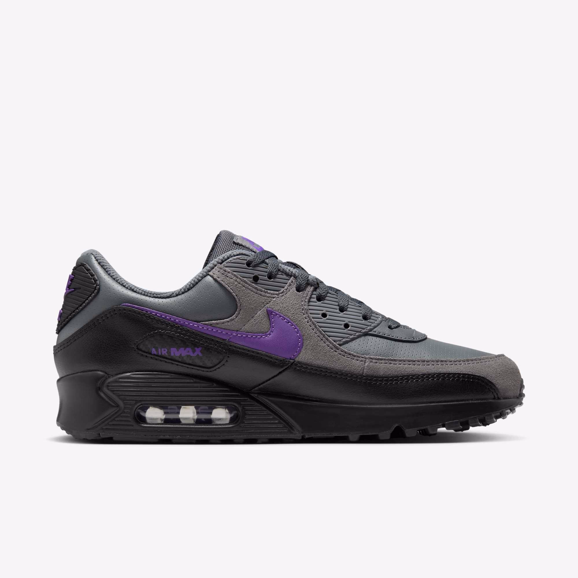 Кросівки чоловічі Nike Air Max 90 Black/Grey IF0670-004 — фото 3